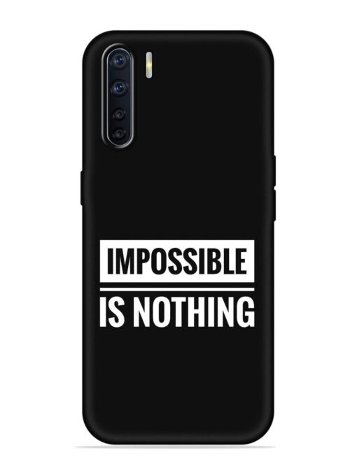 Impossible Is Nothing Embossed Soft Silicone Case for Oppo A91