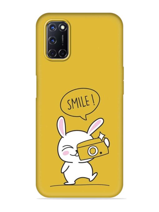 Hey Smile Please Embossed Soft Silicone Case for Oppo A92