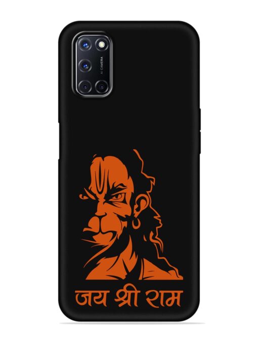 Angry Hanuman Embossed Soft Silicone Case for Oppo A92 Zapvi