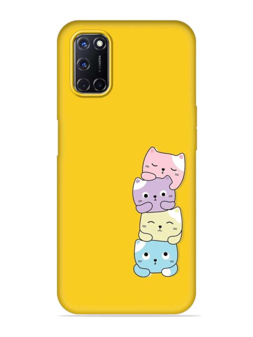 Cartoon Anime Embossed Soft Silicone Case for Oppo A92