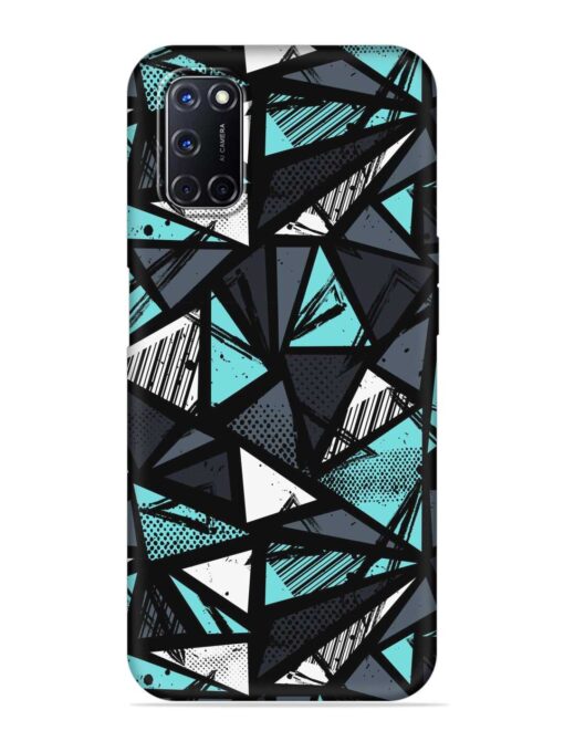 Abstract Seamless Embossed Soft Silicone Case for Oppo A92 Zapvi