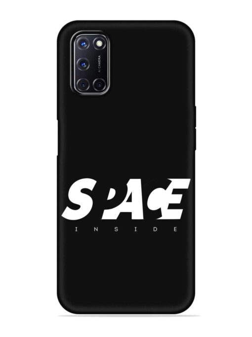 Space Typography Art Embossed Soft Silicone Case for Oppo A92 Zapvi