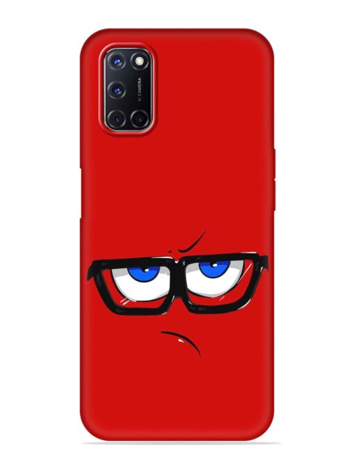 Rad Angry Face Embossed Soft Silicone Case for Oppo A92 Zapvi