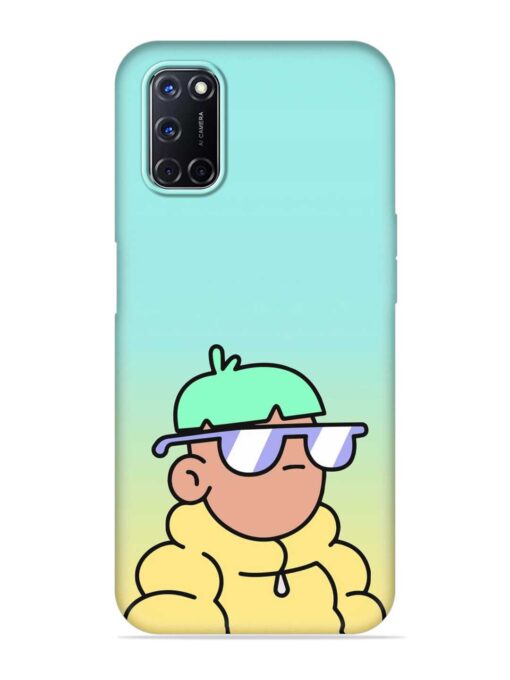 Doodles Cool Character Embossed Soft Silicone Case for Oppo A92 Zapvi