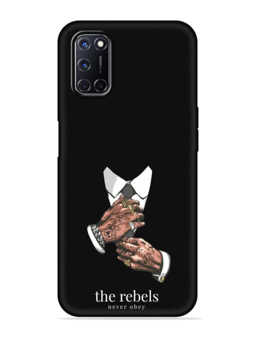 Rebels Slogan Man Embossed Soft Silicone Case for Oppo A92