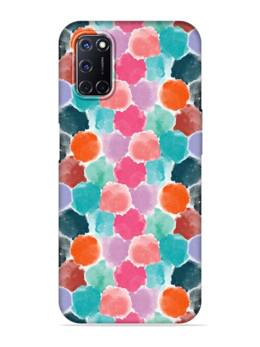 Colorful Seamless Pattern Embossed Soft Silicone Case for Oppo A92