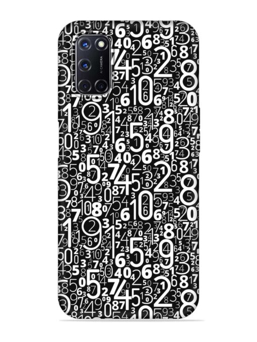 Many Numbers Different Embossed Soft Silicone Case for Oppo A92