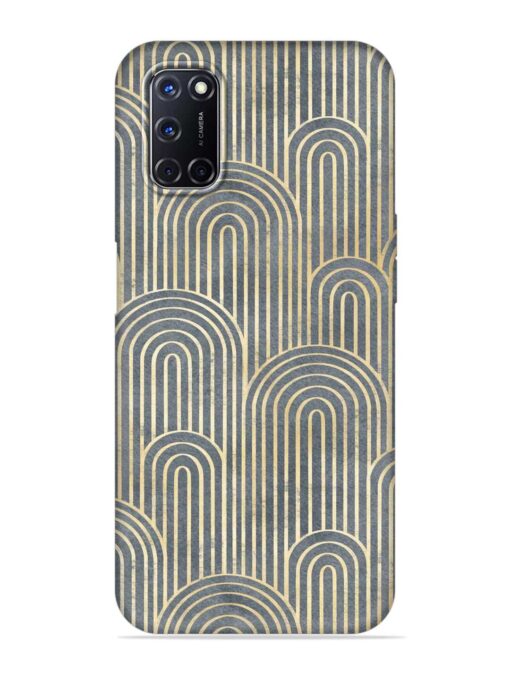 Art Deco Style Embossed Soft Silicone Case for Oppo A92 Zapvi