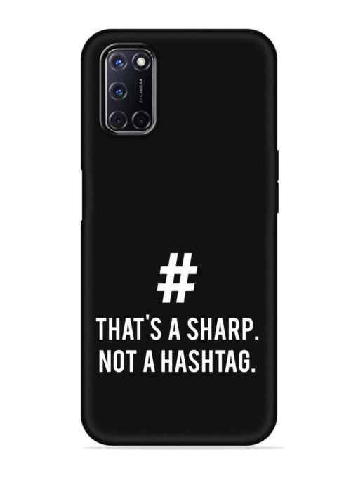 Thats Sharp Not Embossed Soft Silicone Case for Oppo A92 Zapvi