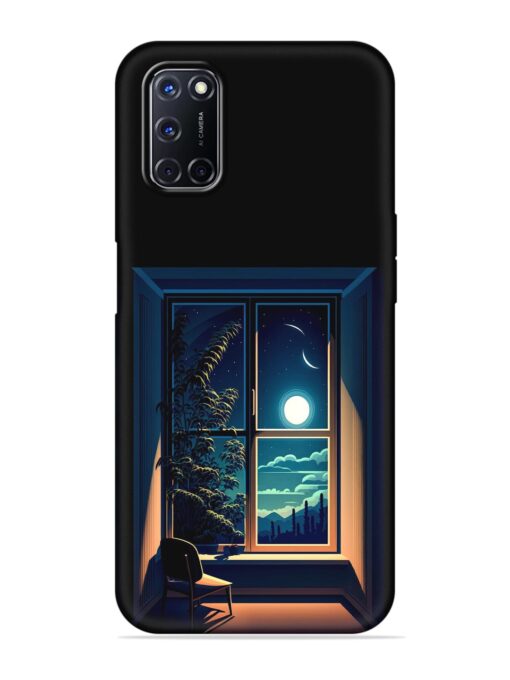 Night View At Window Embossed Soft Silicone Case for Oppo A92