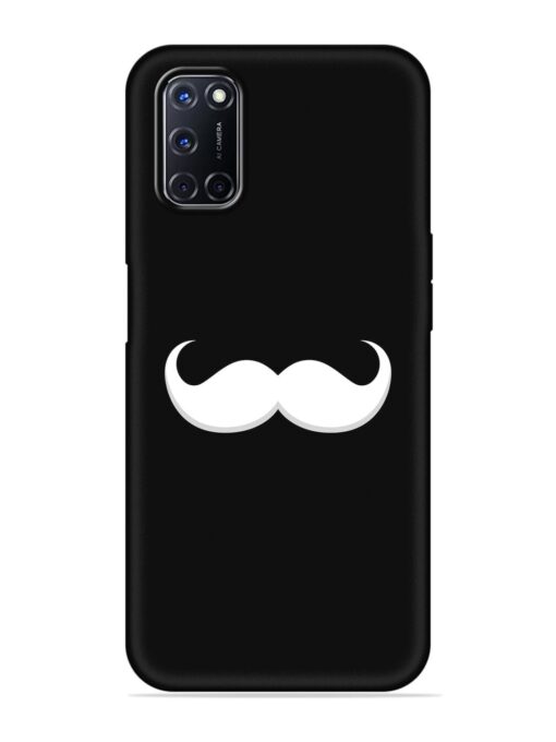 Mustache Vector Embossed Soft Silicone Case for Oppo A92 Zapvi