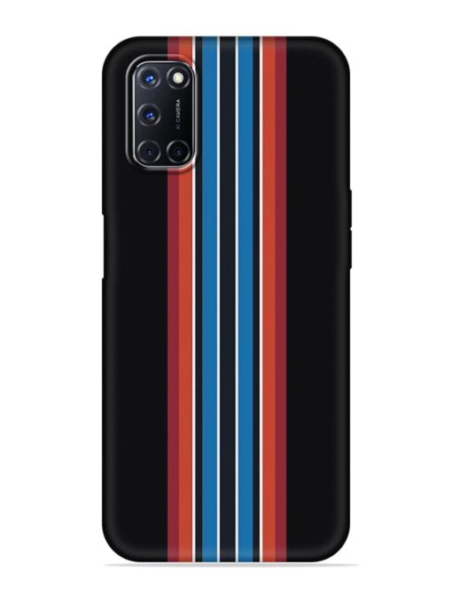 Vertical Strips Embossed Soft Silicone Case for Oppo A92 Zapvi