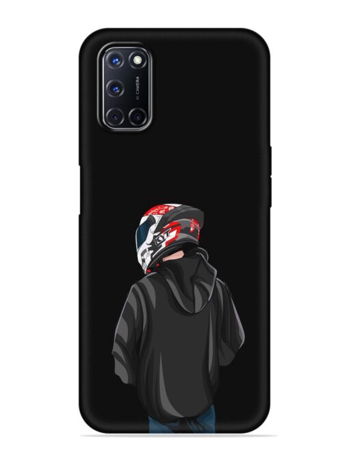 Motorcycle Rider Embossed Soft Silicone Case for Oppo A92