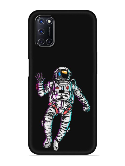 Spaceman Embossed Soft Silicone Case for Oppo A92 Zapvi