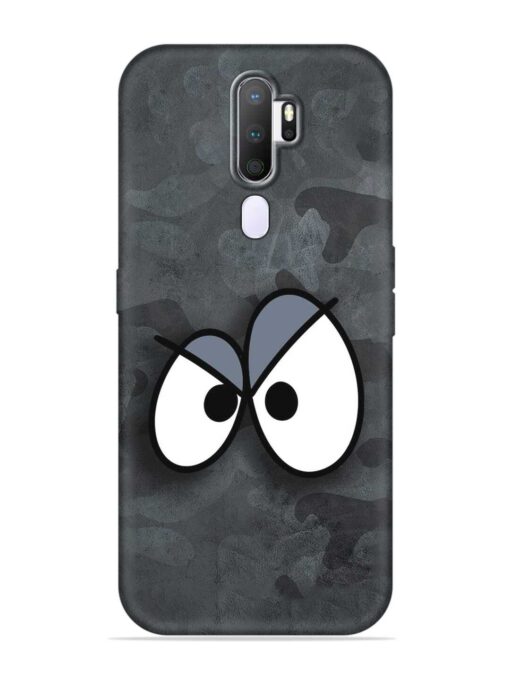 Big Eyes Night Mode Embossed Soft Silicone Case for Oppo A9 (2020)