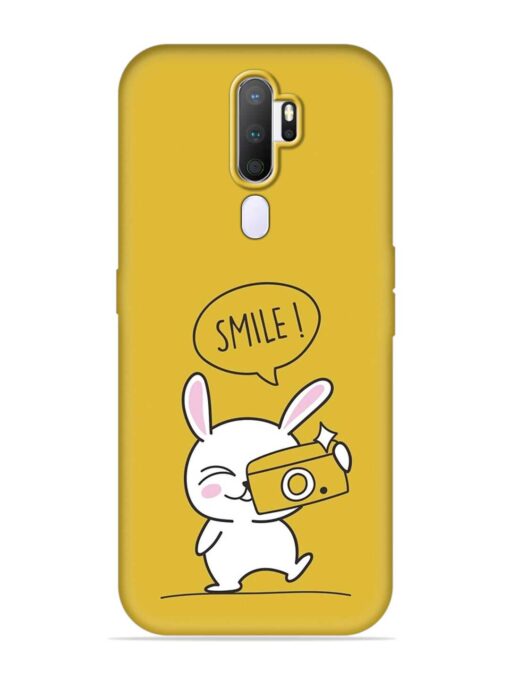 Hey Smile Please Embossed Soft Silicone Case for Oppo A9 (2020) Zapvi