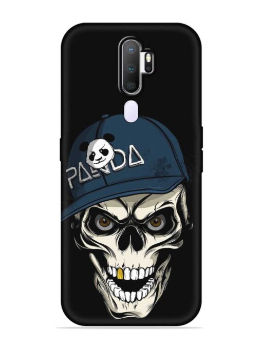 Panda Skull Embossed Soft Silicone Case for Oppo A9 (2020) Zapvi