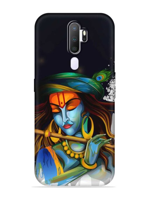 Krishna Art Embossed Soft Silicone Case for Oppo A9 (2020) Zapvi