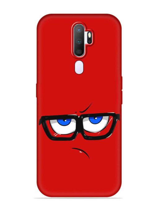 Rad Angry Face Embossed Soft Silicone Case for Oppo A9 (2020) Zapvi