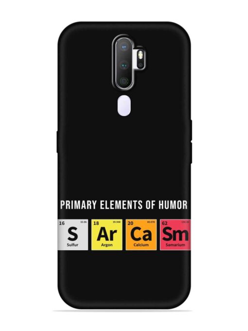 Primary Elements Humor Embossed Soft Silicone Case for Oppo A9 (2020) Zapvi