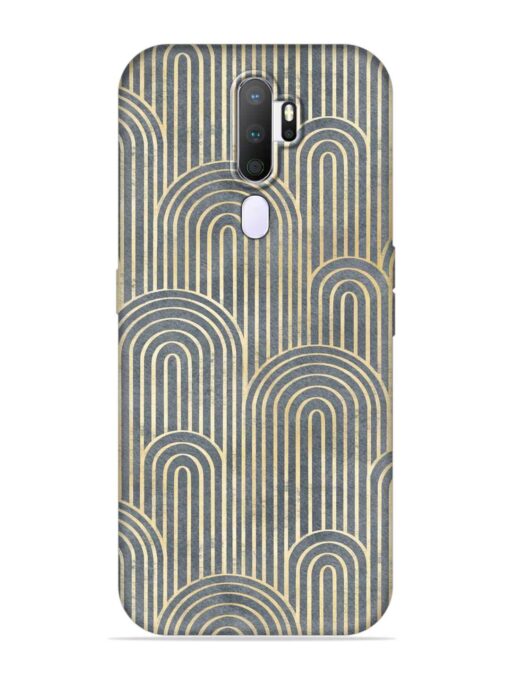 Art Deco Style Embossed Soft Silicone Case for Oppo A9 (2020) Zapvi