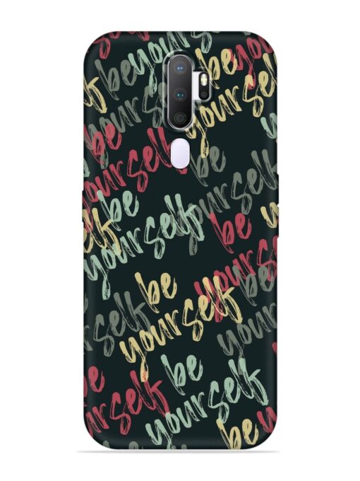 Yourself Seamless Embossed Soft Silicone Case for Oppo A9 (2020) Zapvi