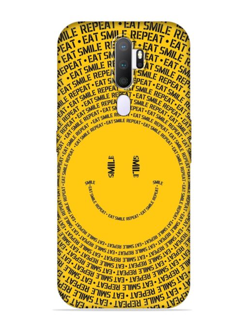 Smiley Embossed Soft Silicone Case for Oppo A9 (2020) Zapvi