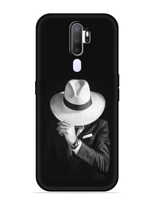 Men Under Hat Embossed Soft Silicone Case for Oppo A9 (2020) Zapvi