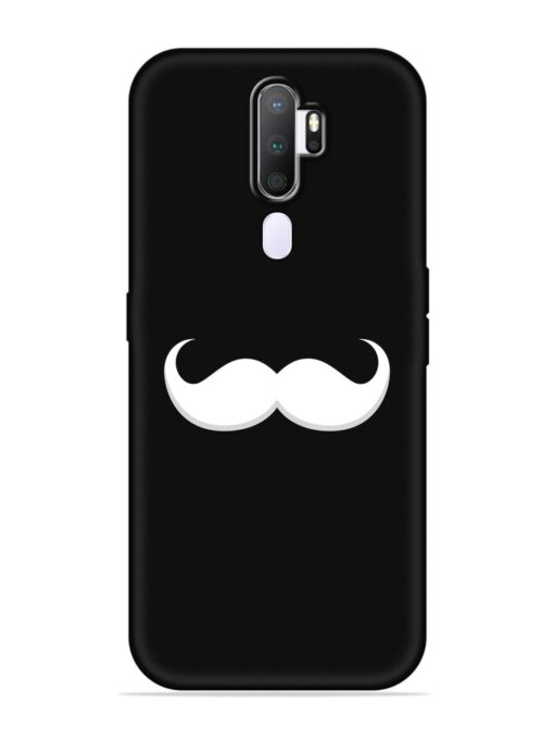 Mustache Vector Embossed Soft Silicone Case for Oppo A9 (2020)