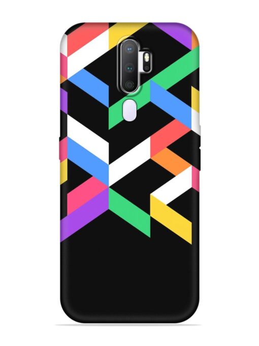 Colorshape Abstarct Embossed Soft Silicone Case for Oppo A9 (2020) Zapvi