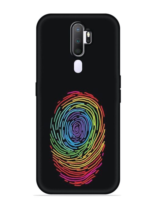 Fingerprint Of Thumb Art Embossed Soft Silicone Case for Oppo A9 (2020) Zapvi