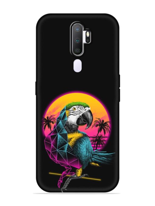 Rad Parrot Embossed Soft Silicone Case for Oppo A9 (2020) Zapvi