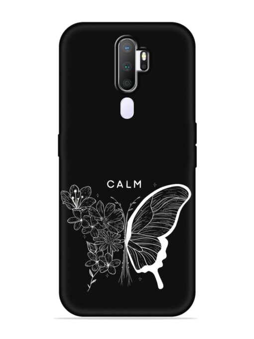 Calm Embossed Soft Silicone Case for Oppo A9 (2020) Zapvi