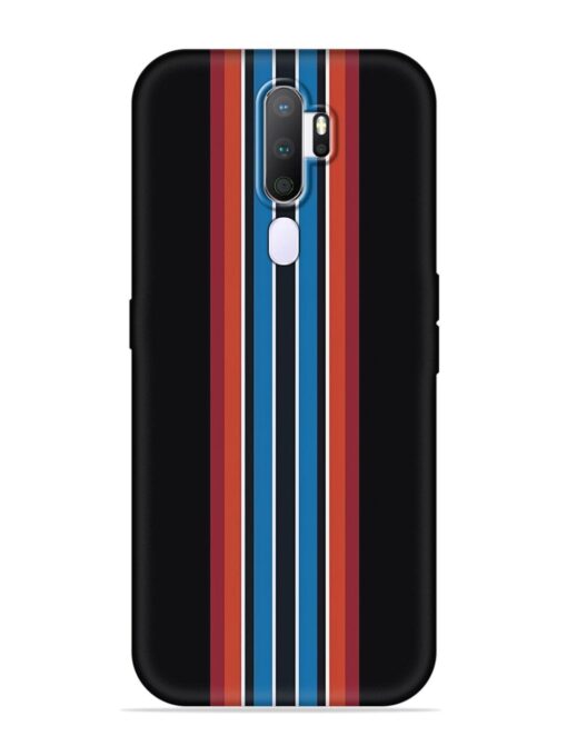 Vertical Strips Embossed Soft Silicone Case for Oppo A9 (2020) Zapvi