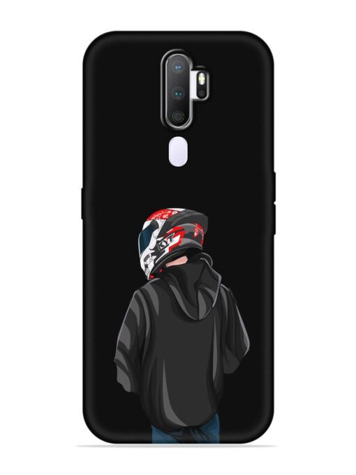 Motorcycle Rider Embossed Soft Silicone Case for Oppo A9 (2020) Zapvi