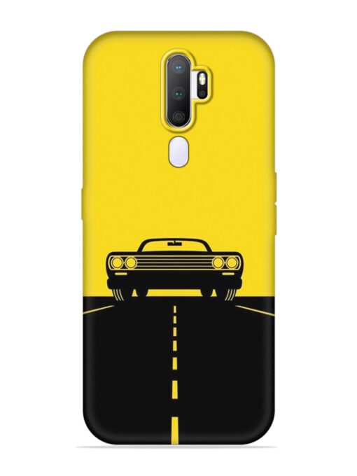 Classic Car Embossed Soft Silicone Case for Oppo A9 (2020) Zapvi