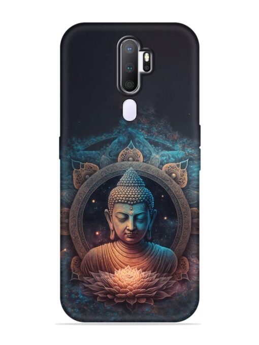 Gautam Buddha Embossed Soft Silicone Case for Oppo A9 (2020) Zapvi