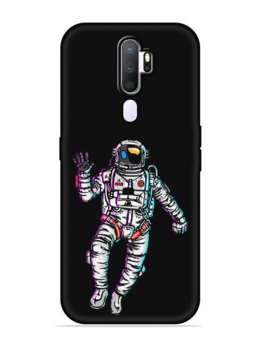 Spaceman Embossed Soft Silicone Case for Oppo A9 (2020) Zapvi