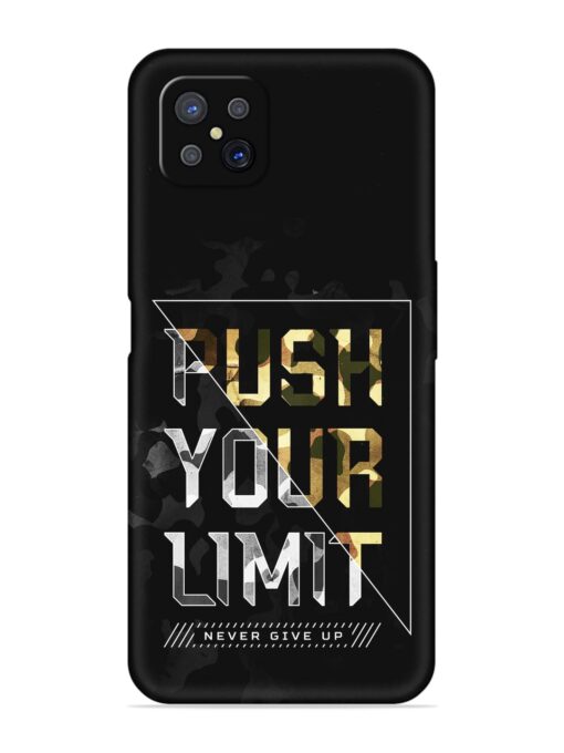 Push Your Limits Embossed Soft Silicone Case for Oppo A92S Zapvi