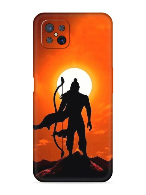 Shree Ram Embossed Soft Silicone Case for Oppo A92S Zapvi