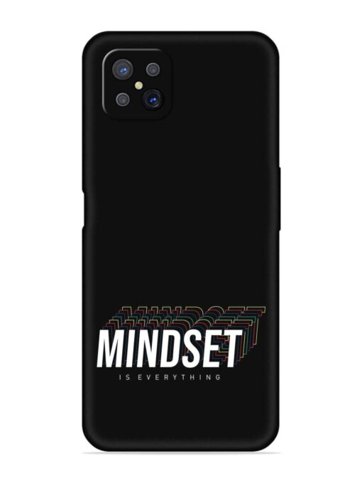 Mindset Everything Slogan Embossed Soft Silicone Case for Oppo A92S