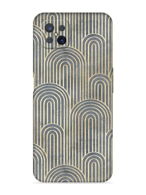 Art Deco Style Embossed Soft Silicone Case for Oppo A92S Zapvi