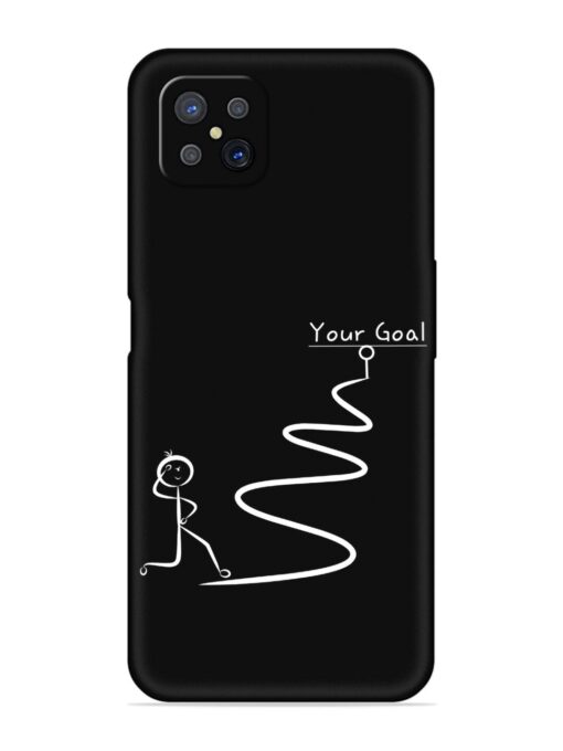 Your Goal Embossed Soft Silicone Case for Oppo A92S Zapvi