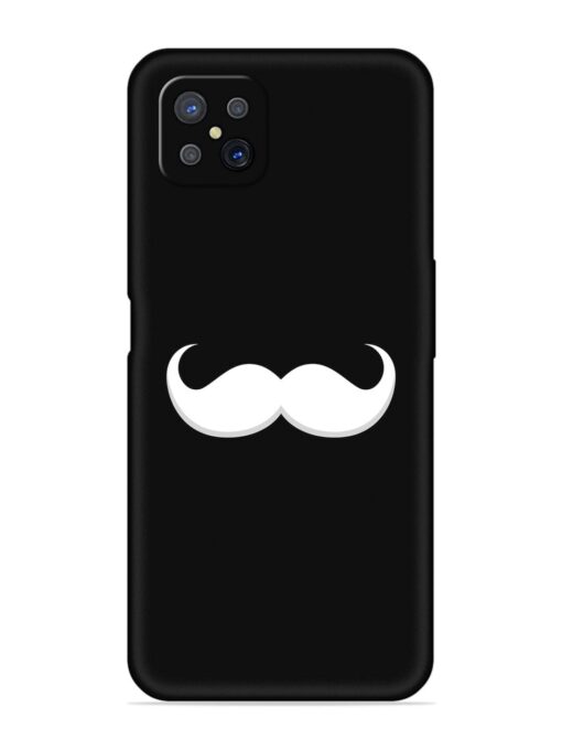 Mustache Vector Embossed Soft Silicone Case for Oppo A92S Zapvi