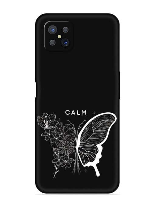 Calm Embossed Soft Silicone Case for Oppo A92S Zapvi