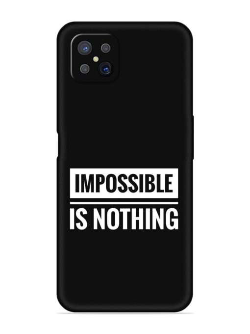 Impossible Is Nothing Embossed Soft Silicone Case for Oppo A92S