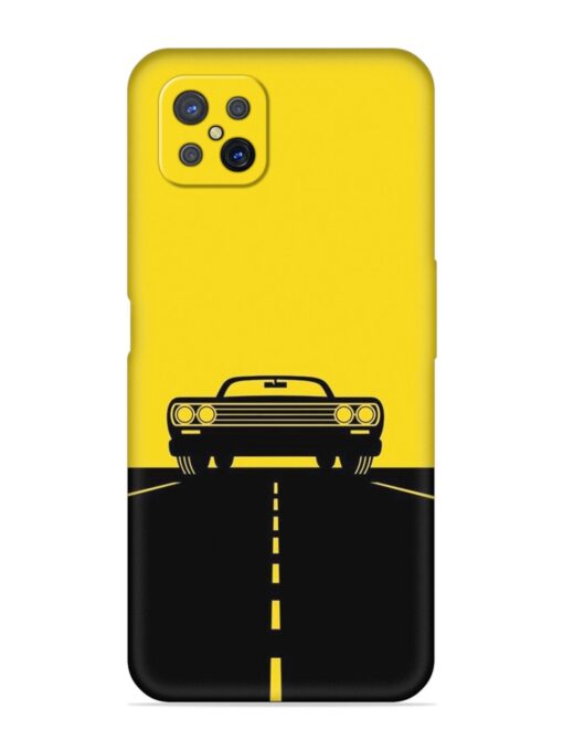 Classic Car Embossed Soft Silicone Case for Oppo A92S