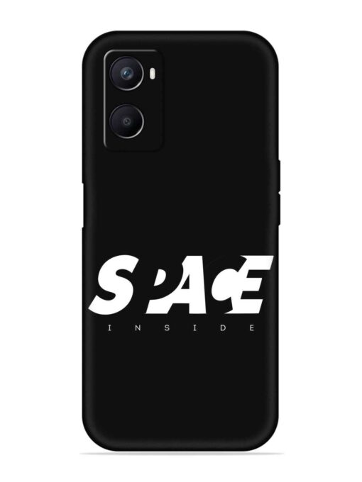 Space Typography Art Embossed Soft Silicone Case for Oppo A96 Zapvi