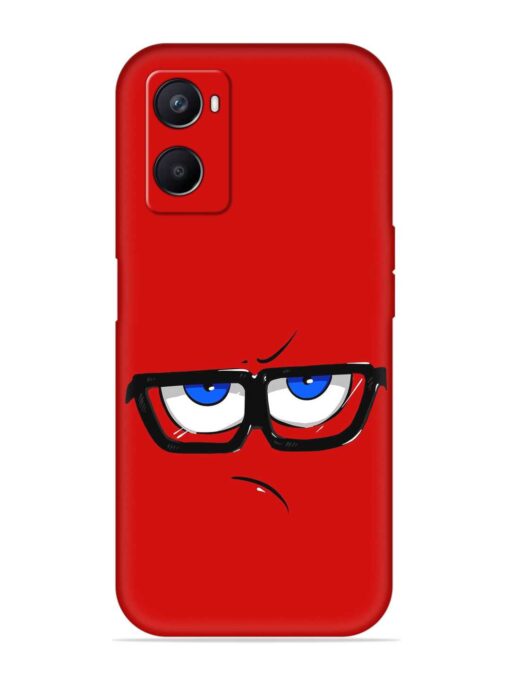 Rad Angry Face Embossed Soft Silicone Case for Oppo A96