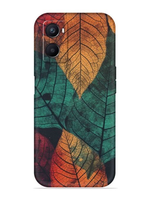 Leaves Artwork Embossed Soft Silicone Case for Oppo A96